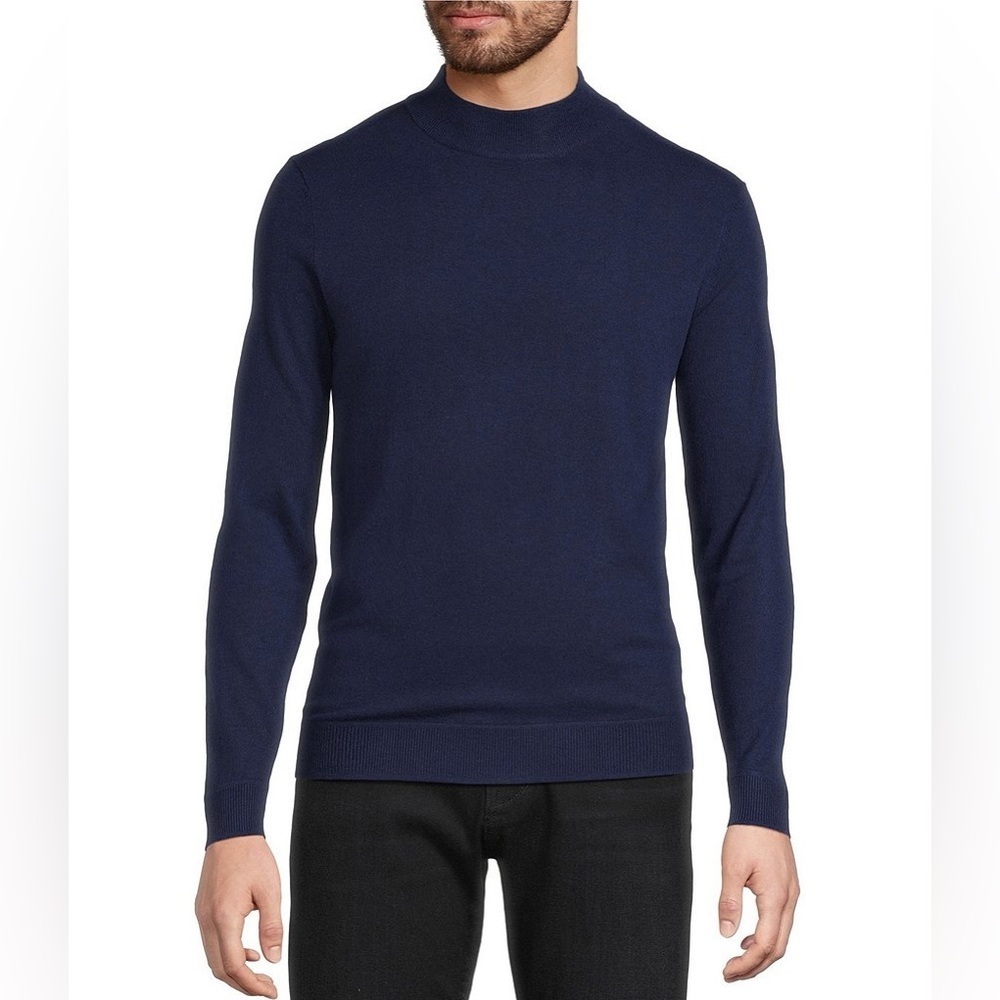Murano WOOL Men's Navy Lightweight Sweater - Size XXL